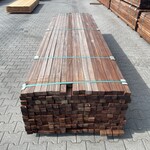 Ca. 204x Hardhouten Regels Geschaafd, 42x57mm, lengte 335cm